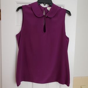 Kate Spade purple shell, size 10